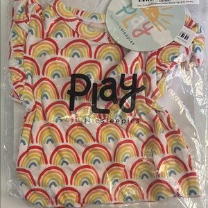 Little Sleepies Red and Yellow Short Sleeve Tee